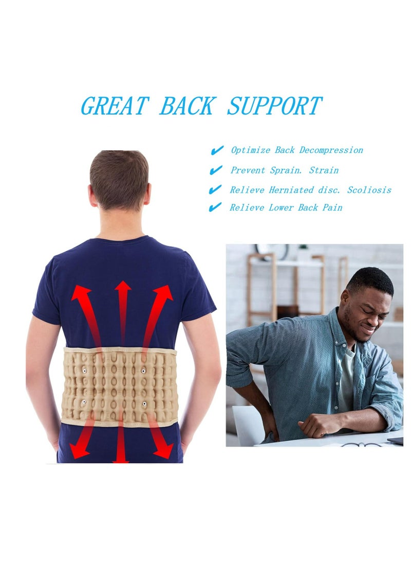 Cool Baby COOLBABY Compression Relief Harness - Inflatable Lumbar Support Strap - Effective Lower Back Pain Relief And Spinal Decompression Harness Device One Size Fits 29-49 Inch Waist  - Image 2