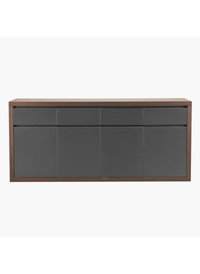 Home Box Winchester Sideboard with 4 Doors and 4 Drawers 45 x 89 x 200 cm  - Image 2
