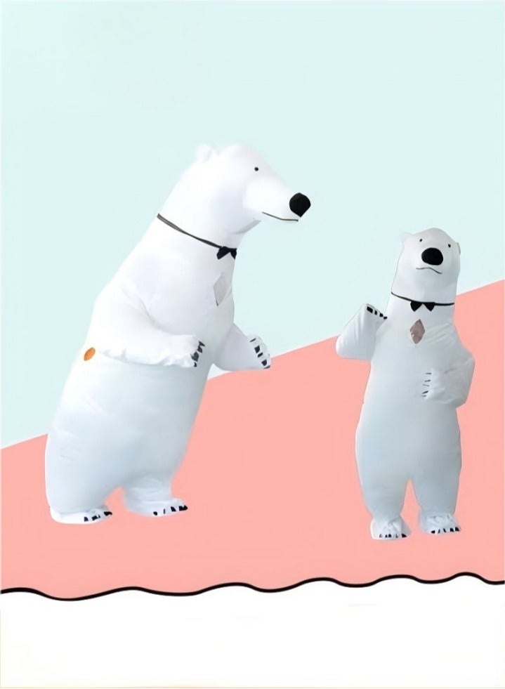 Loquat Polar Bear Inflatable Role Play Costume,Funny Animal Cosplay Costume,Cosplay Party Festival Costume - Image 1