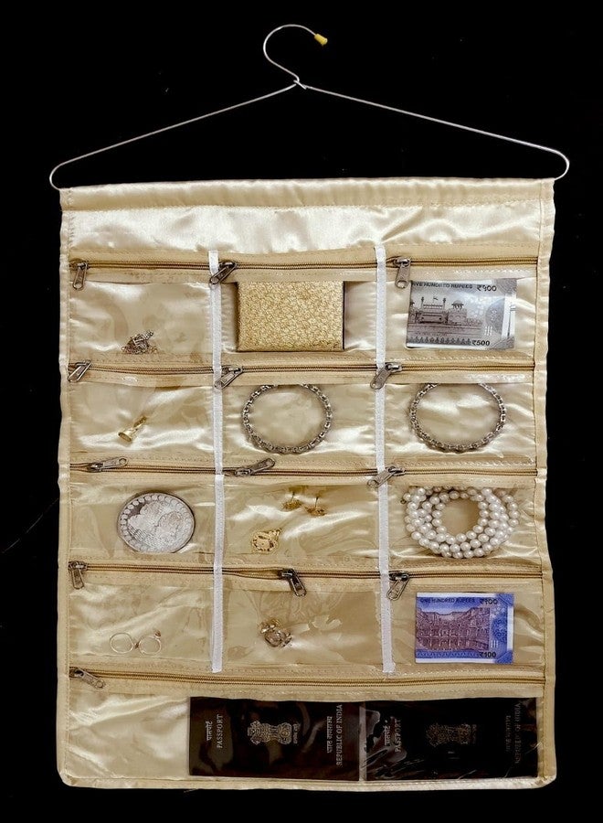 D Classic Decor منظم مجوهرات معلق ذهبي من دي كلاسيك ديكور - Image 2