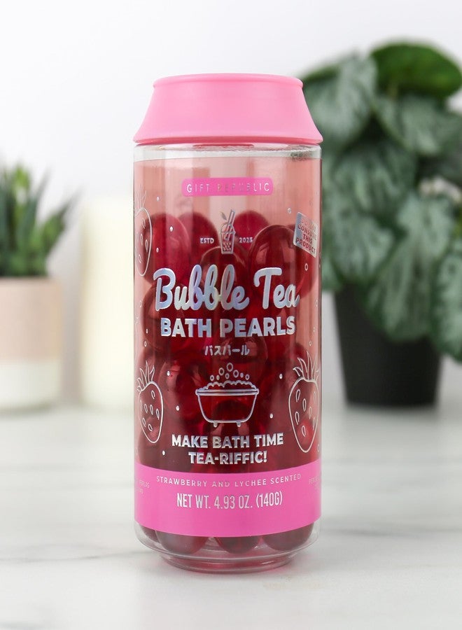 Gift Republic Bubble Tea Bath Pearls, Red - Image 2