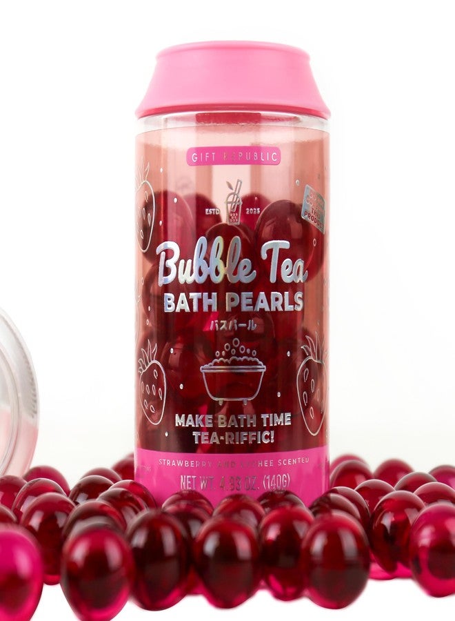 Gift Republic Bubble Tea Bath Pearls, Red - Image 5