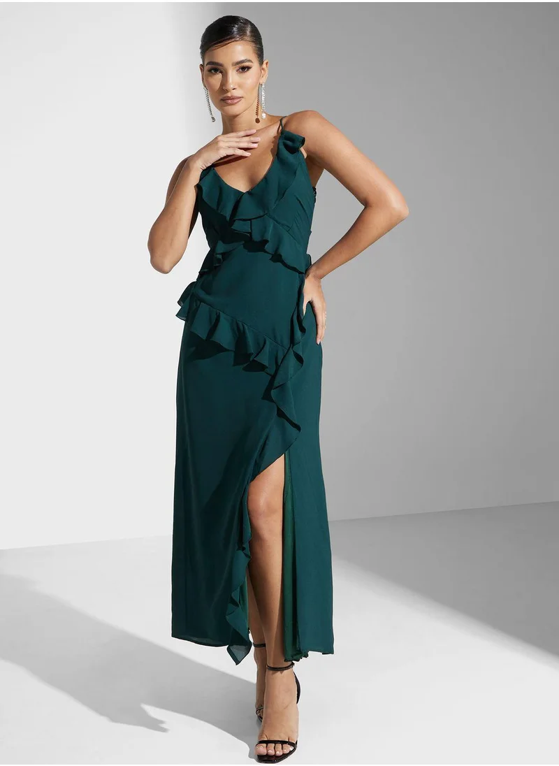 جولدن ابل Ruffle Detail Dress