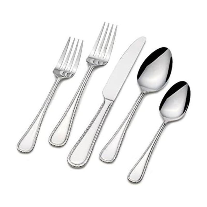 Pfaltzgraff Adventure 20-Piece Stainless Steel Flatware Set, Service for 4