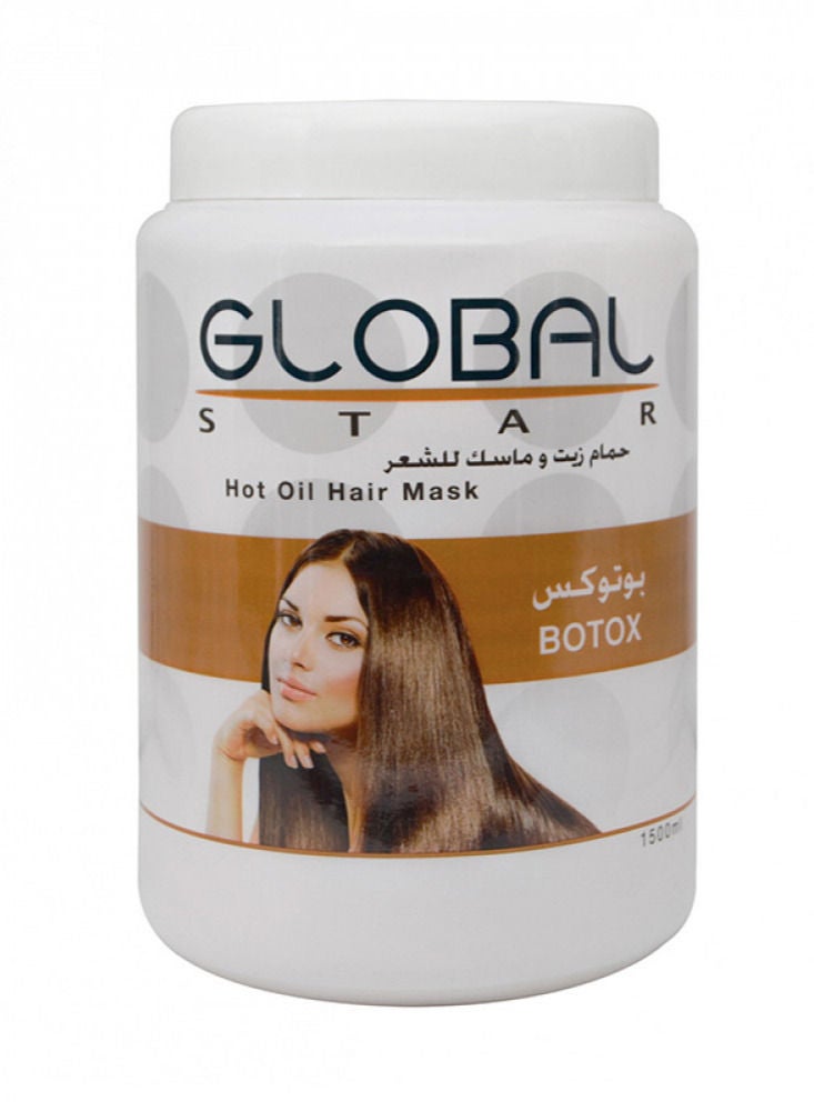 جلوبال ستار حمام زيت و ماسك للشعر بخلاصة بوتوكس 1500مل