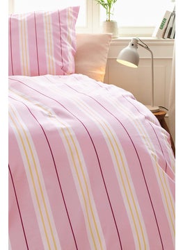 Tchibo Single Premium 2 Piece Striped Cotton Duvet Set, Multicolor  - Image 1