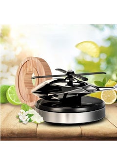 Home Diffuser Solar Powered Helicopter Fragrance Car Air Freshener Helicopter Solar Energy Rotating Aromatherapy Diffuser Dashboard Decoration Accessories With Perfume Oil