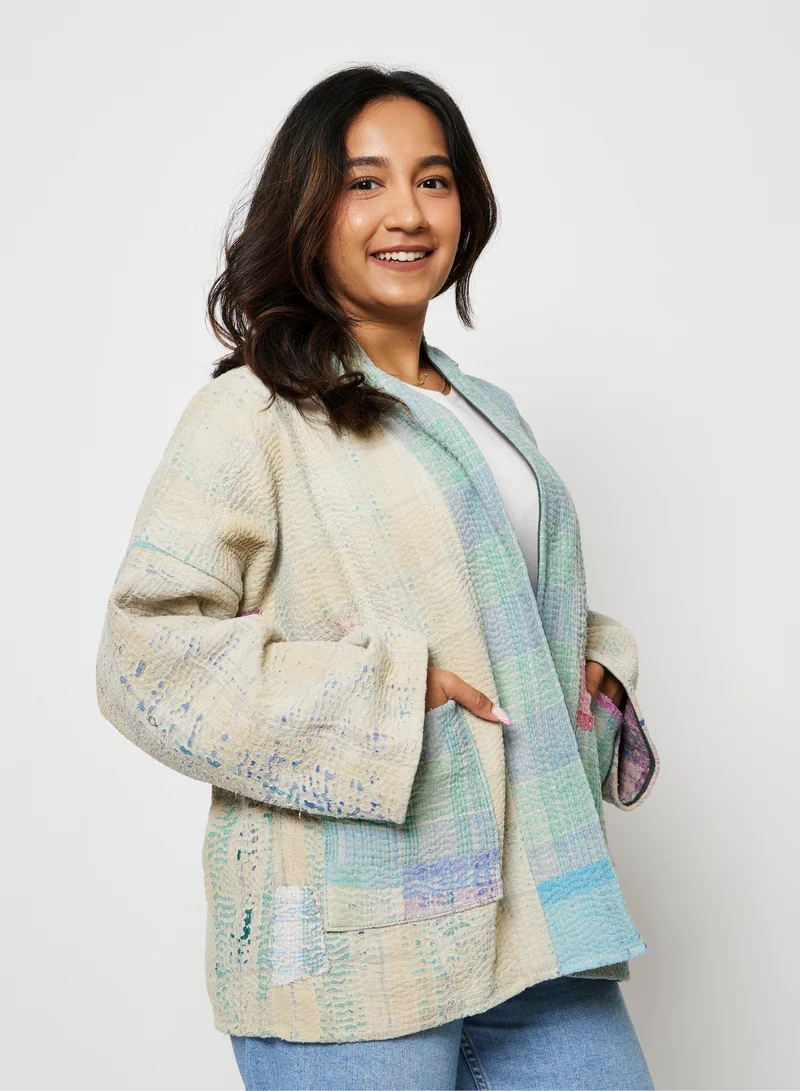 Kyshmysh GOLDEN THREAD KANTHA JACKET