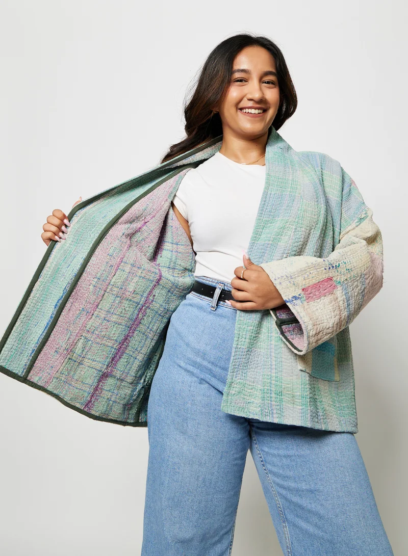 Kyshmysh GOLDEN THREAD KANTHA JACKET