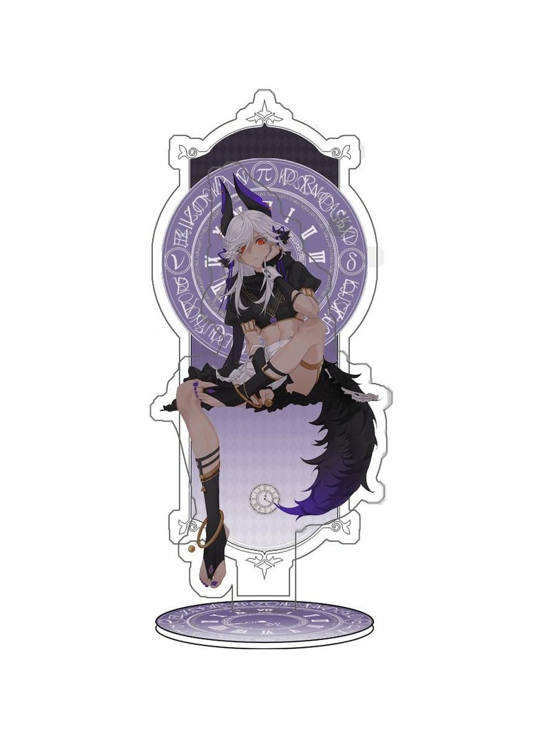 Genshin Impact Stand Figure Acrylic Ornaments Stand Model Collections Peripheral Statue Card Character Proof Series Transparent Figure Model Fans Decoration Collection Desk Decor Toys Cute(6pcs)  - Image 2