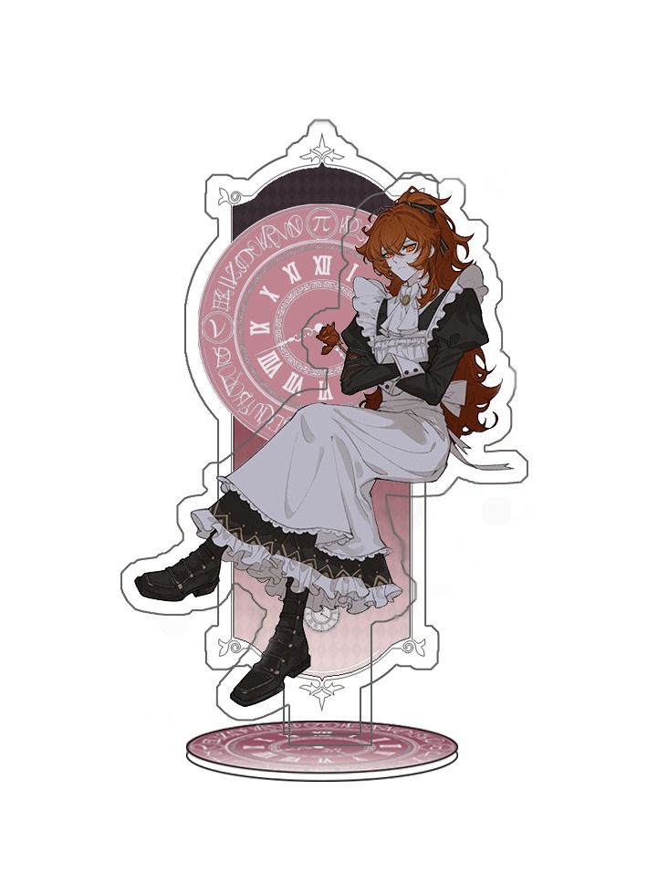Genshin Impact Stand Figure Acrylic Ornaments Stand Model Collections Peripheral Statue Card Character Proof Series Transparent Figure Model Fans Decoration Collection Desk Decor Toys Cute(6pcs)  - Image 5