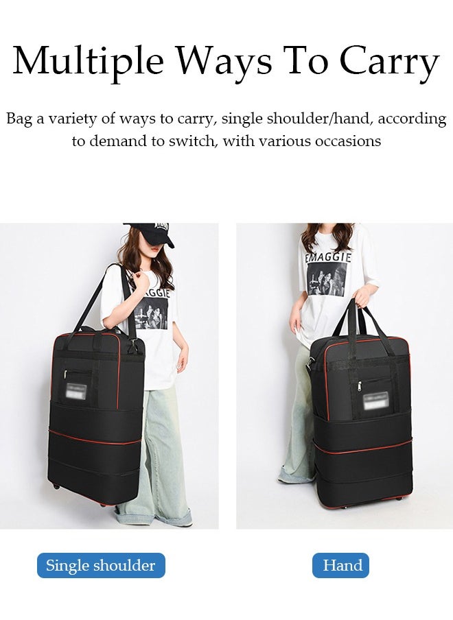DUNISO - Expandable Foldable Luggage Bag Suitcase Collapsible Rolling Travel Luggage Bag Duffel Bag for Men and Women Lightweight Suitcases - Image 1