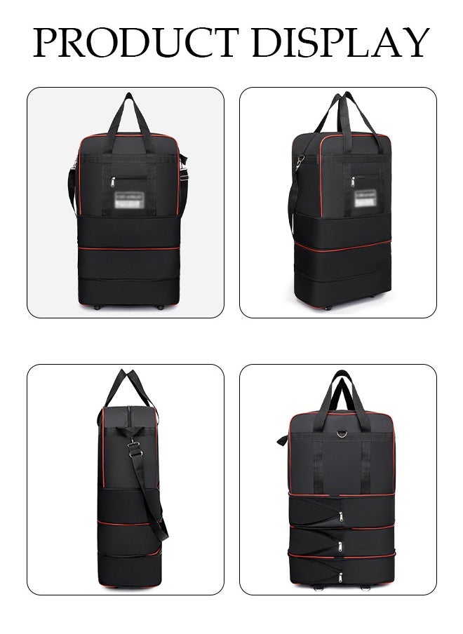 DUNISO - Expandable Foldable Luggage Bag Suitcase Collapsible Rolling Travel Luggage Bag Duffel Bag for Men and Women Lightweight Suitcases - Image 1