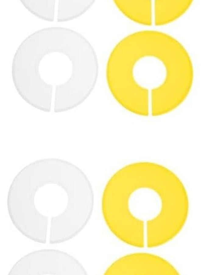 2 Sets Round Closet Organizers Dividers For Nursery Hangers And Clothing 24 Pieces Total - Image 1