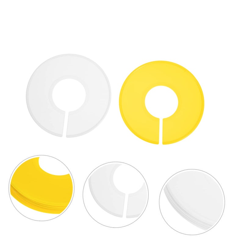 2 Sets Round Closet Organizers Dividers For Nursery Hangers And Clothing 24 Pieces Total - Image 4