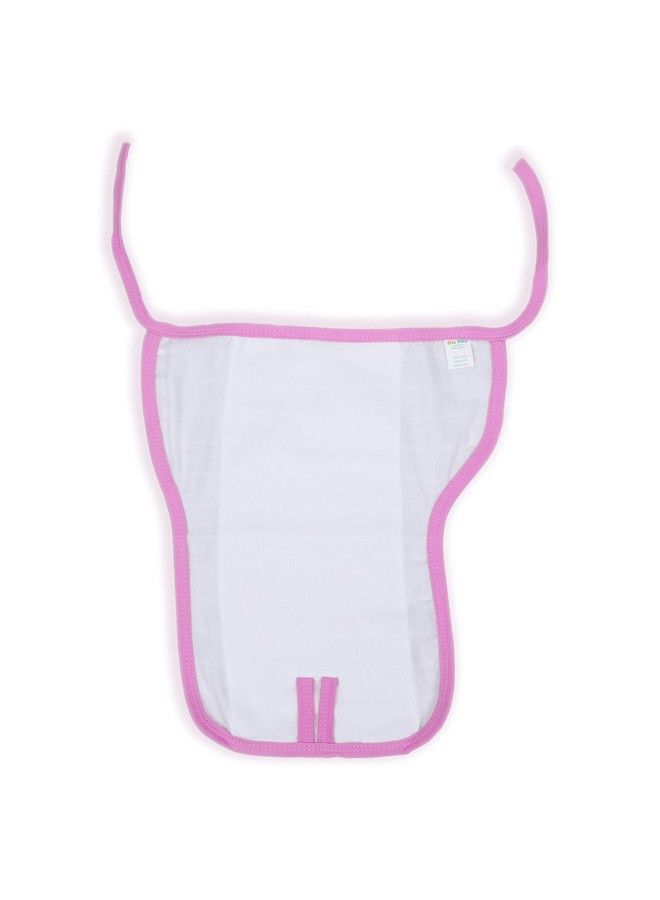 1st Step Washable And 100% Cotton Nappies (White & Pink Medium) - Image 5