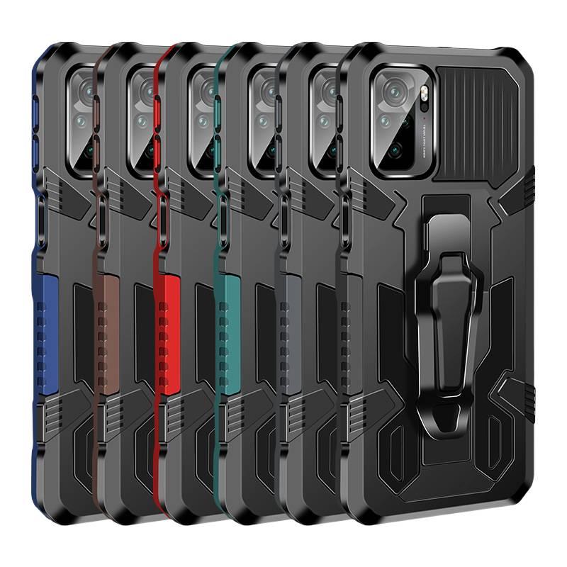 TPU+PC MagSafe Case for Redmi Note 14 Pro with Shockproof and Drop Protection plus Shockproof plus Kickstand plus Strong Magnetic in Gray - Image 2