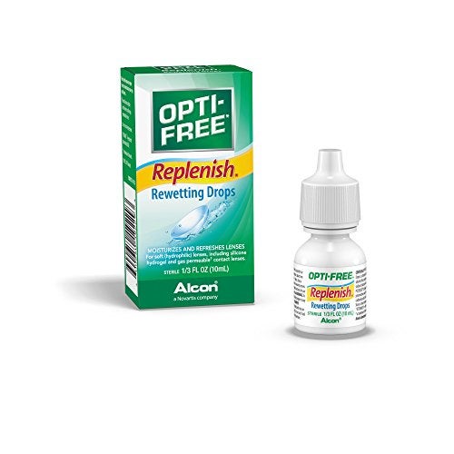 Opti-Free قطرات إعادة ترطيب أوبتي-فري ريبليش، 10 مل، 0.33 أونصة سائلة - Image 1