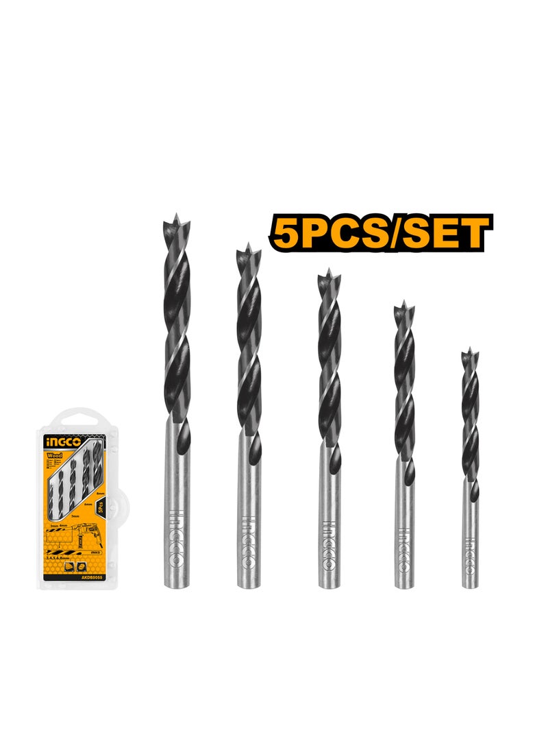 إنجكو مجموعة مثاقب للخشب من INGCO، 5 قطع – AKDB5055 - Image 1