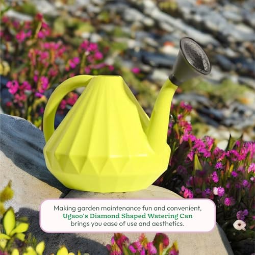 UGAOO Ripple Watering Can for Garden - 5 Litre (Green) - Image 4