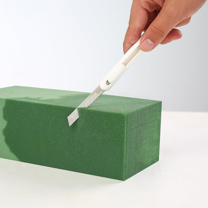 Fessary Floral Foam Blocks 5.5x3.1x1.7 Inch Dried and Wet Flower Foam for Floral Arrangement Supplies,Green Foam Bricks Floral for DIY Crafts Weddings 4 Pack - Image 3