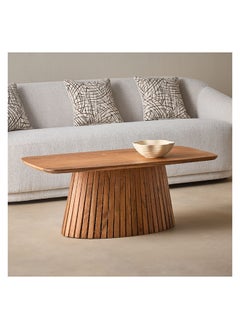 Home Box طاولة قهوة دلتشي دائرية من الخشب الصلب 60 × 45 × 115 سم  - Image 2