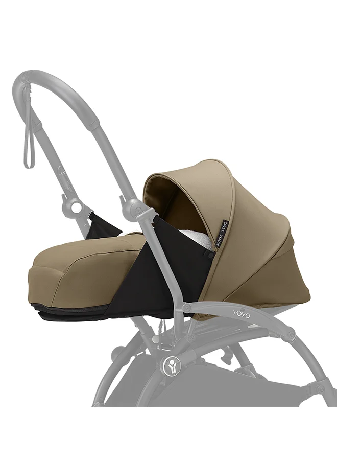 ستوك Yoyo 0+ Newborn Pack, Newborn Stroller With Fully Reclining Seat And Newborn Nest, Toffee Color