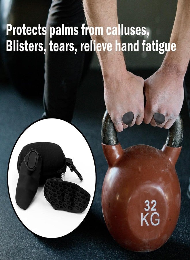 TRK hub Weight Lifting Hand Grips,Gym Gloves for Boys and Girls with Strong Wrist Support,Anti-Slip Rubber Plam Protector for Deadlifting,Pull-ups,Dumbells,Strenth Training&Gym Workout Steps and Hooks - Image 3