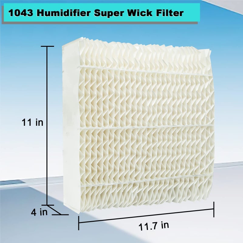 AUGSMIAR 2 Pack 1043 Humidifier Super Wick Filter Compatible with Essick Air AIRCARE EP9800, EP9700, EP9500, EP9R800, EP9R500, 831000, 826800, 826000, 821000 and Bemis Space Saver 800, 8000 Series Humidifiers - Image 2