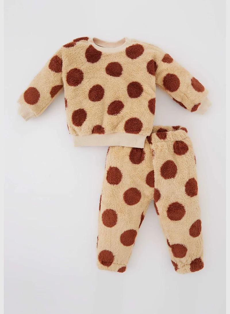 DeFacto 2 Pack BabyGirl Bike Neck Long Sleeve Knitted Set