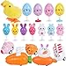 Shitailu 24 PCS Easter Jumping Popper and Wind Up Toys for Kids Gift Boys Girls Toddlers Easter Goodie Bag and Basket Stuffers Egg Fillers Gifts Hunt Party Favors Easter Toys - Image 2