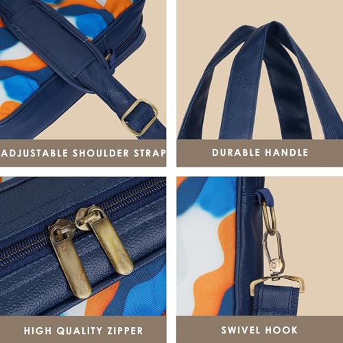 KUKLAR Nylon Designer Office Crossbody Laptop Messenger Bag for 13.3-Inch, 14-Inch, 15.6- Inch Laptop Bag for Men and Women - Image 5