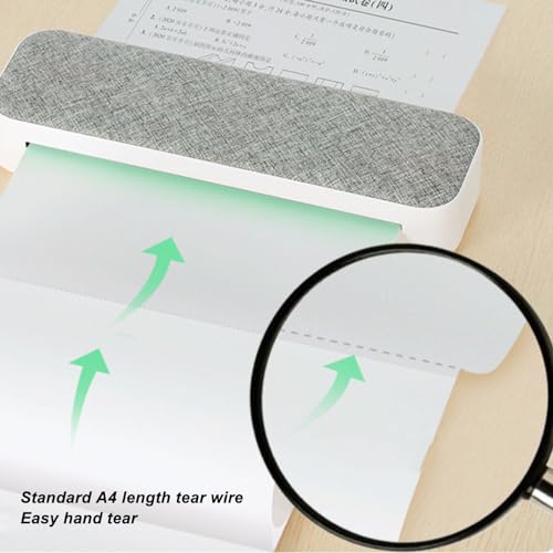 Pomya A4 Thermal Printer Paper - Compatible with M08F MT810 ITP01 & Other Portable Printers - Folded, 210x297mm, 100 Sheets - Image 3