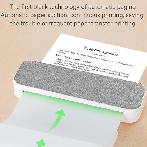 Pomya A4 Thermal Printer Paper - Compatible with M08F MT810 ITP01 & Other Portable Printers - Folded, 210x297mm, 100 Sheets - Image 4
