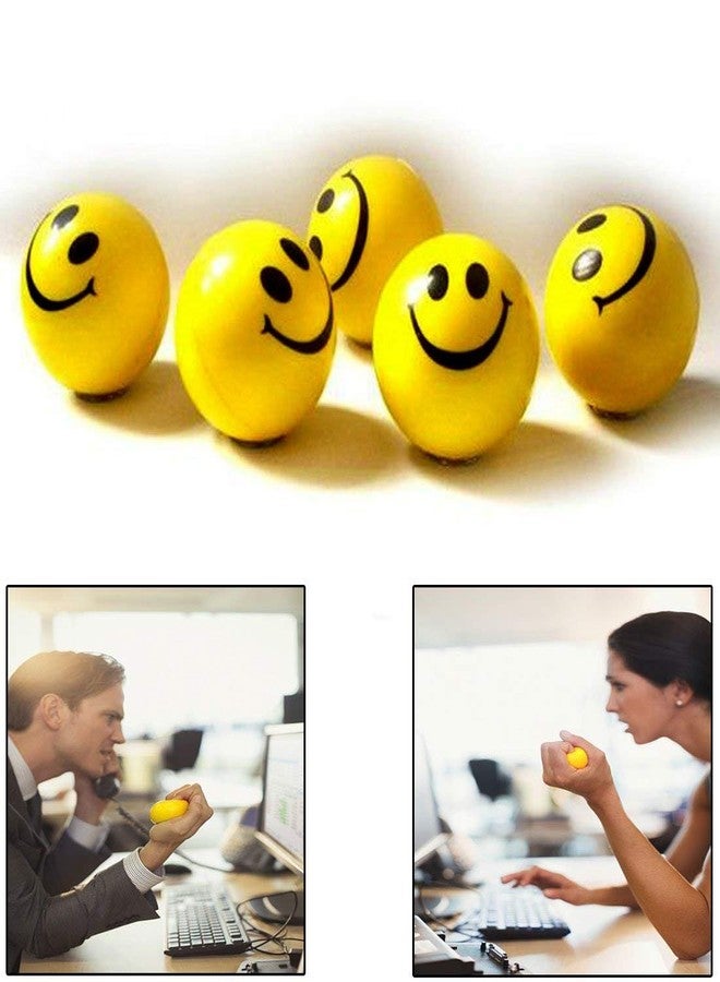 param Smile Funny Face Stress Ball |Happy Smiley Face Stress Balls Bulk Pack of 12 - Image 2