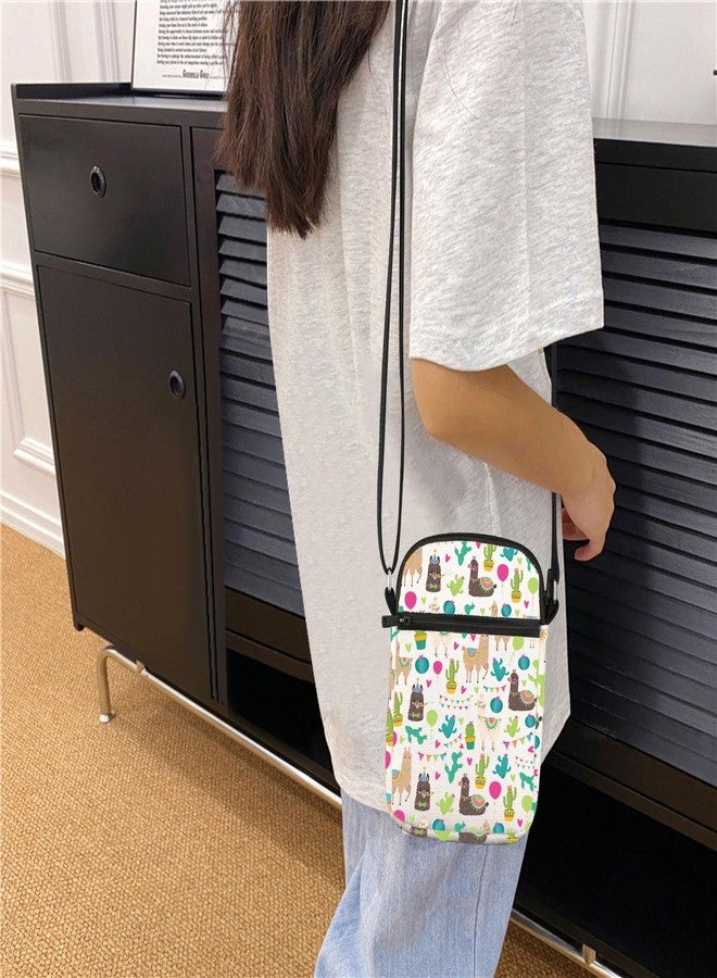 HOLLP Funny Llama Gift for Llama Lover Llamas Are Awesome I'm Awesome Therefore I'm A Llama Crossbody Bag (Llamas Are Awesome) - Image 2