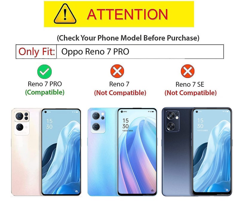 REALCASE Oppo Reno 7 Pro 5G Back Cover Case | Stylish Frameless Matte Hard Back Skin | Soft TPU Shock Proof Bumper Back Cover for Oppo Reno 7 Pro 5G (Blue) - Image 2
