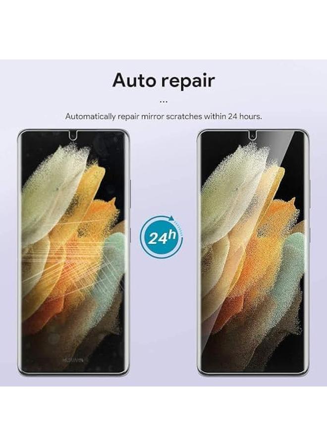 erorex 2 Pack Screen Protector For Oppo Reno 11 5G 6.7 Inch Support Fingerprint Unlock Full Cover Hydrogel Aqua Screen Protector Curved For Oppo Reno 11 5G  - Image 4