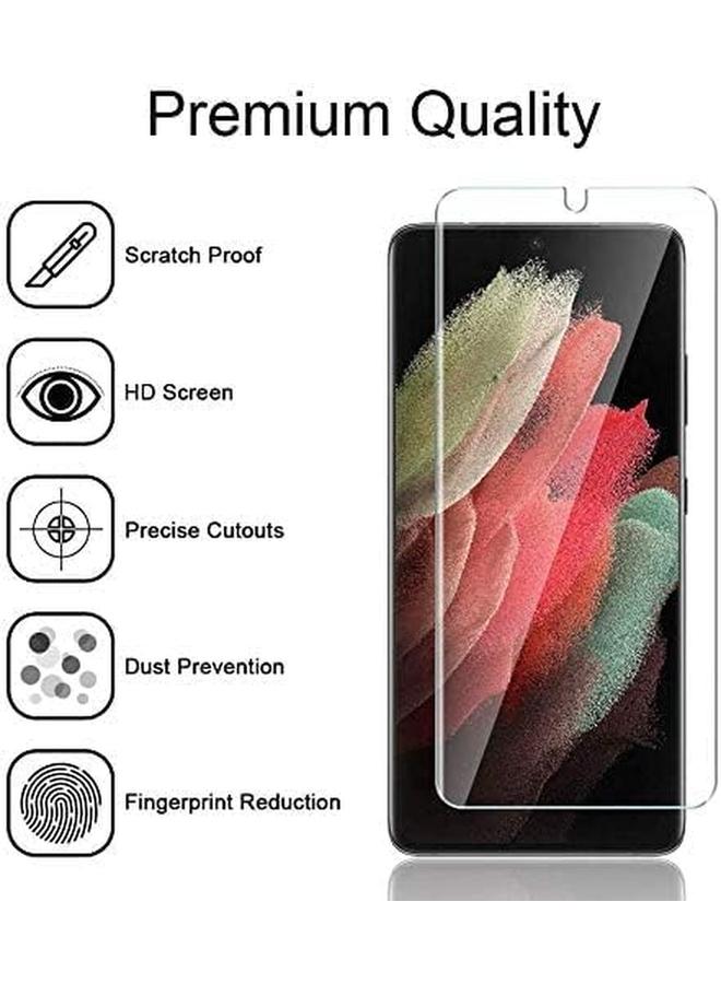 erorex 2 Pack Screen Protector For Oppo Reno 11 5G 6.7 Inch Support Fingerprint Unlock Full Cover Hydrogel Aqua Screen Protector Curved For Oppo Reno 11 5G  - Image 2