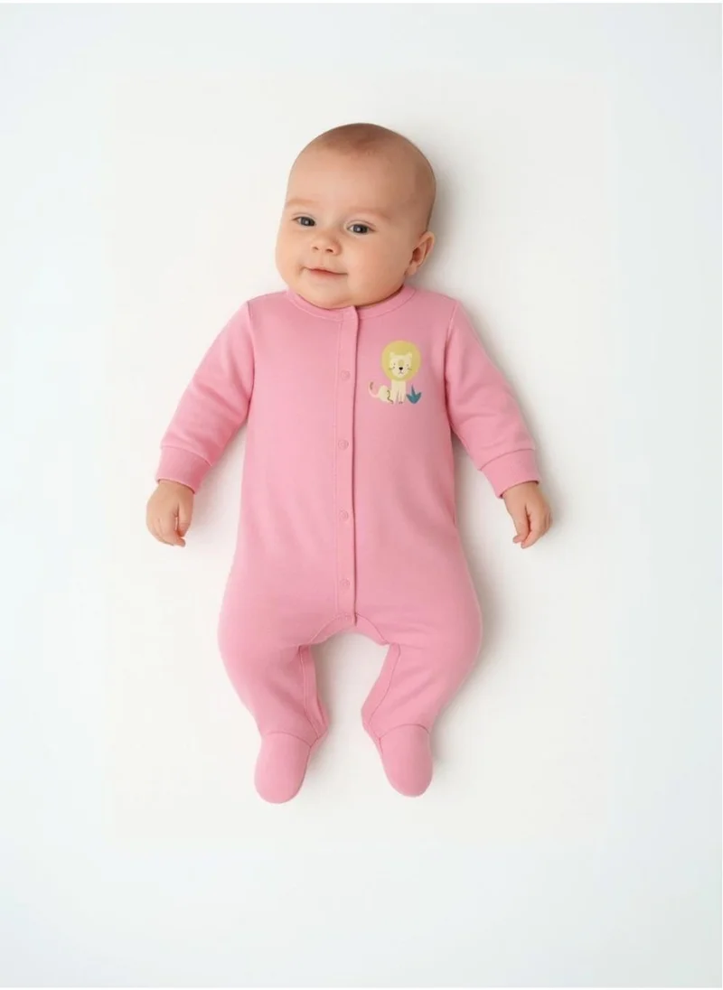 MINOTI Baby 2 Pack Long Sleeve Sleepsuits