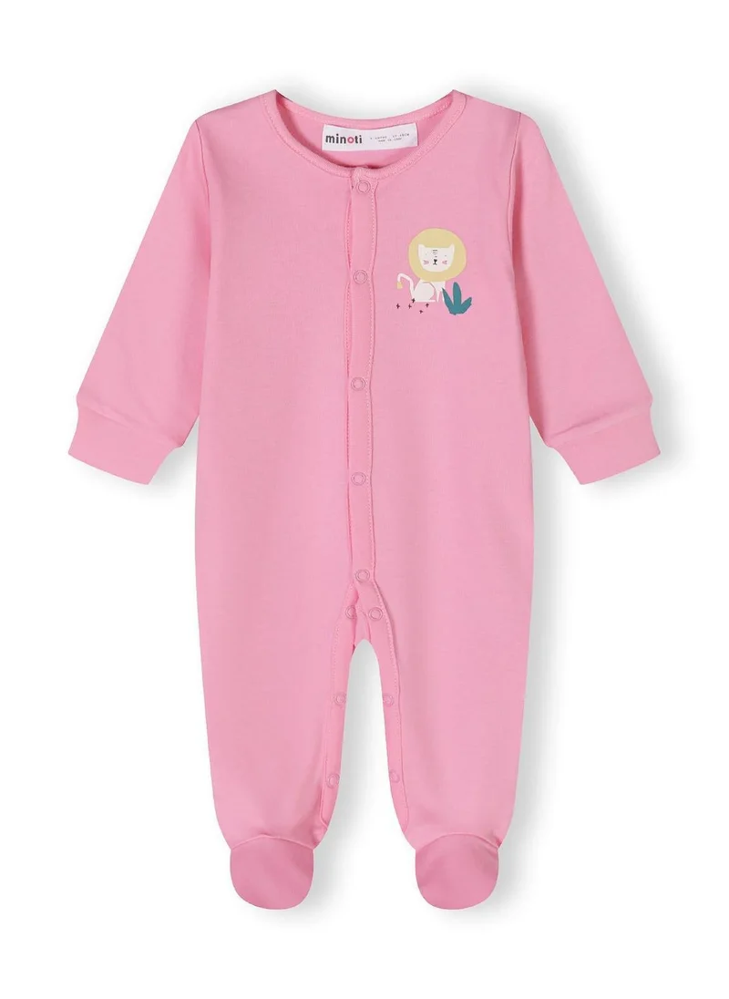 MINOTI 2-Pack Baby Sleepsuits with Full-Length Snap Closures