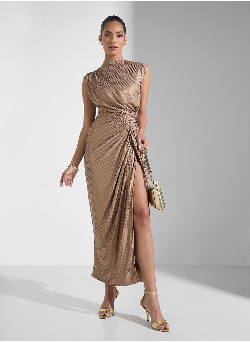 Ella Limited Edition - Backless Ruched Dress - Image 1