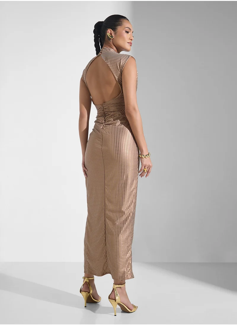 ايلا ليمتد اديشن Backless Ruched Dress