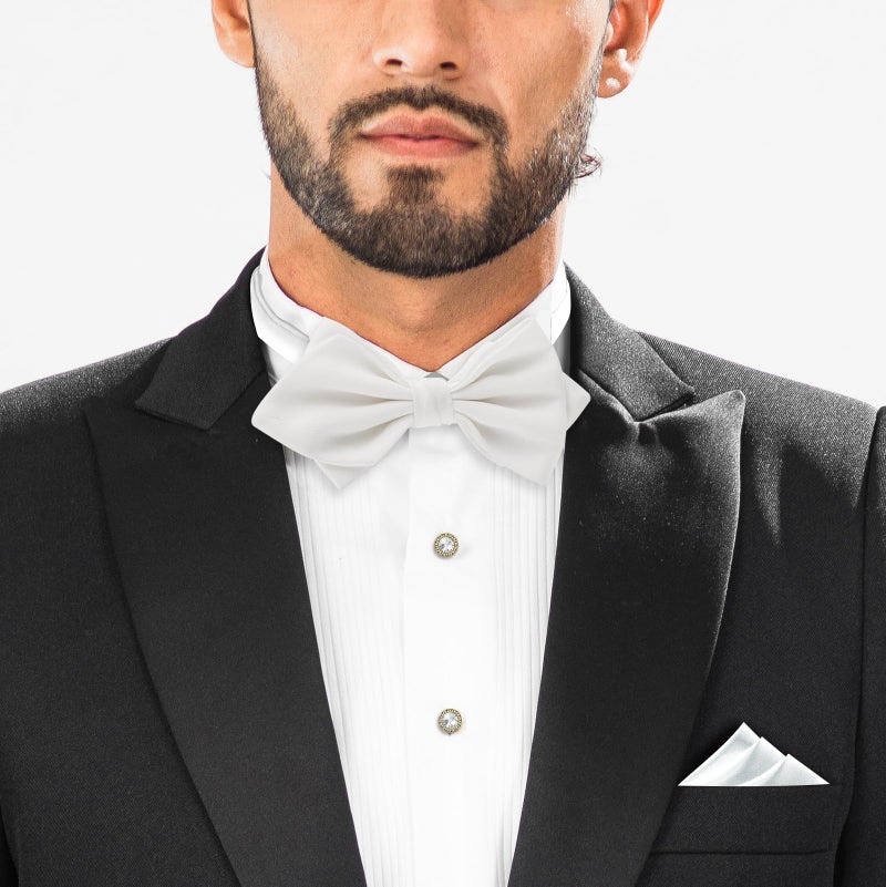 HAWSON Bow Tie for Men Pre Tied Adjustable Mens BowTies Wedding Party Concerts Party Graduation - Image 2