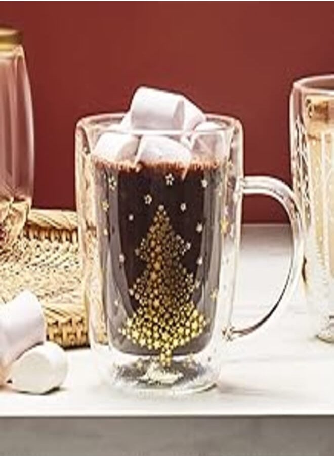 Karaca Karaca | New Year 24 Pia Star Mug 430 ml 