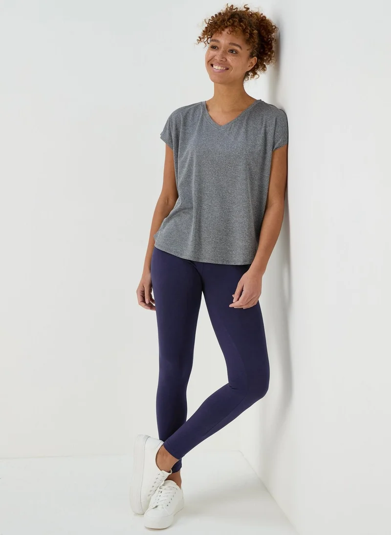Matalan Navy Navy Full Length Cotton Leggings for Women | Best Price UAE