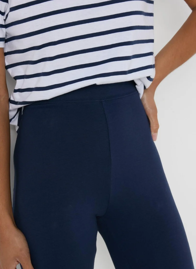 Matalan Navy Navy Full Length Cotton Leggings for Women | Best Price UAE