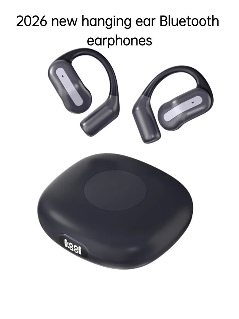 2026 New Open-Ear Wireless Headphones with Replaceable Batteries, Noise Canceling Bluetooth Earbuds, Ultra-Long Battery Life, Comfortable for All-Day Wear, Ideal for Workouts & Daily Use - Image 1