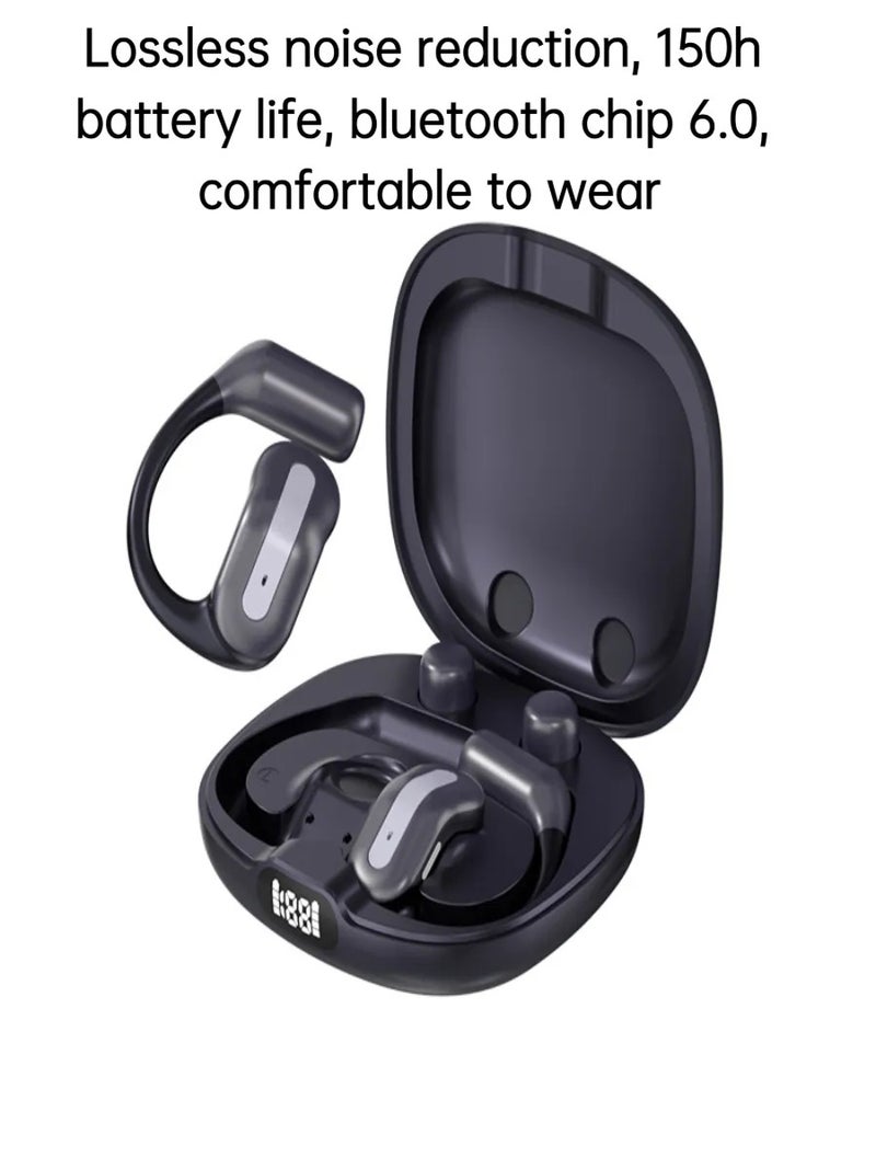 2026 New Open-Ear Wireless Headphones with Replaceable Batteries, Noise Canceling Bluetooth Earbuds, Ultra-Long Battery Life, Comfortable for All-Day Wear, Ideal for Workouts & Daily Use - Image 2