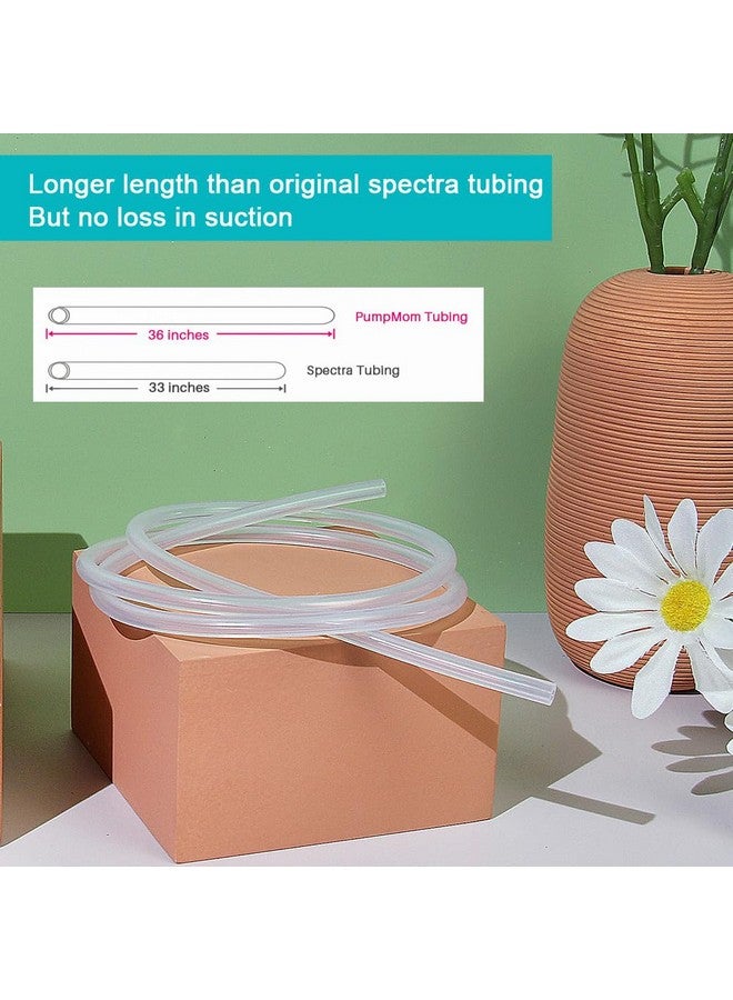 PUMPMOM-US Replacement Tubing for Spectra S2 Spectra S1 9 Plus, BPA Free Replace Tubes Avent/Ameda Hose Made by PumpMom (Not Original Accessories) - Image 2